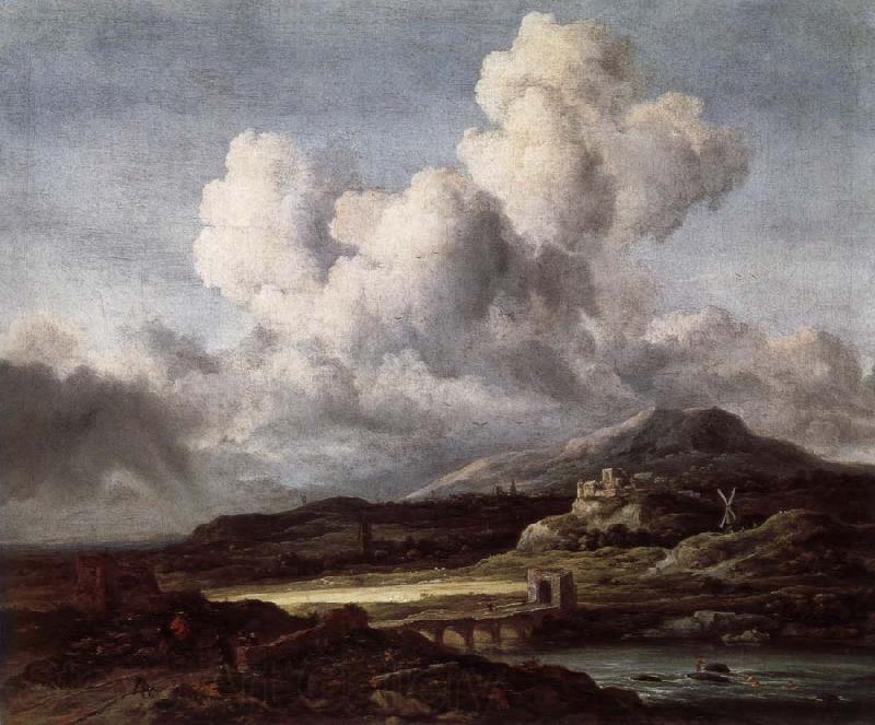 Jacob van Ruisdael Le Coup de Soleil Norge oil painting art